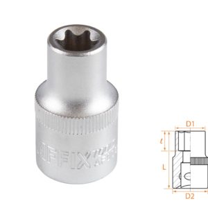 Головка торцевая TORX Е-стандарт 1/2", E12 AFFIX AF00043012