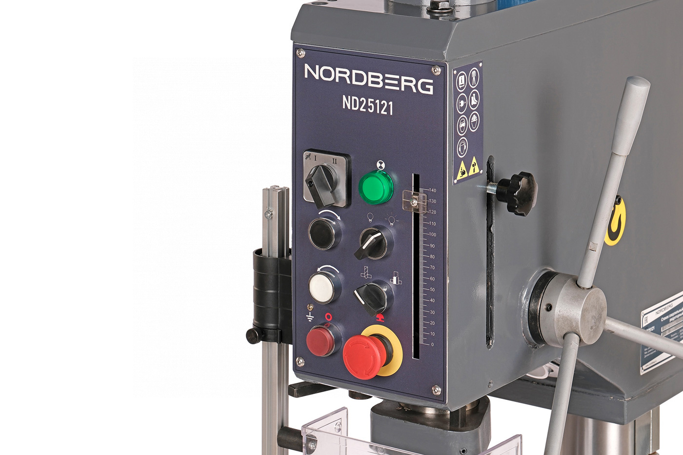 Сверлильный редукторный станок с тисками NORDBERG ND25121 — изображение 2