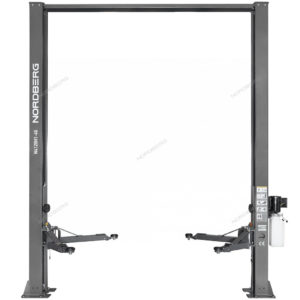 Подъемник двухстоечный 4 т, верхняя синхронизация, H=4 м, 220 В, серый NORDBERG N4120H1-4G_3+2_220